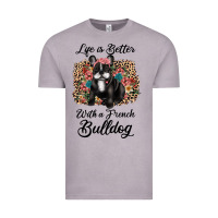 Vintage Zinc life is better with a french bulldog Vintage Tee - JahusDesignShop