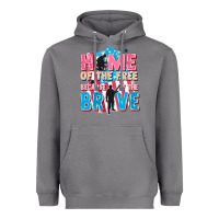 Storm Home of the free because of the brave Heavyweight Hoodie - FaDigitalArtStudio