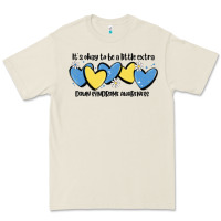Bone it's okay to be little extra down syndrome awarene Premium Tee - MaliasSmallBusiness