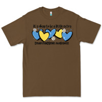 Cacao it's okay to be little extra down syndrome awarene Premium Tee - MaliasSmallBusiness