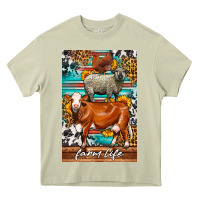 Mossy Western Farm Life Heavy Core Tee - LillyAllenDesigns