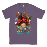 Lavender Camp Hair Dont Care Messy Bun Bbs Classic Tee - BundleAndBundleShop