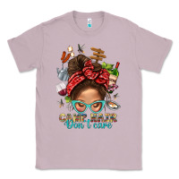 Lilac Camp Hair Dont Care Messy Bun Bbs Classic Tee - BundleAndBundleShop