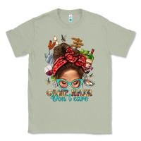 Matcha Camp Hair Dont Care Messy Bun Bbs Classic Tee - BundleAndBundleShop
