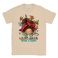 Mushroom Camp Hair Dont Care Messy Bun Bbs Classic Tee - BundleAndBundleShop