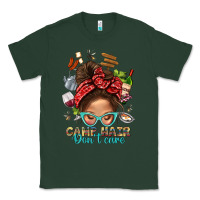 Sports Green Camp Hair Dont Care Messy Bun Bbs Classic Tee - BundleAndBundleShop