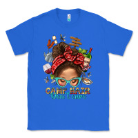 True Royal Camp Hair Dont Care Messy Bun Bbs Classic Tee - BundleAndBundleShop