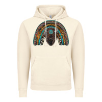 Vintage Artic western rainbow with bison Vintage Hoodie - RanaPortraitStore