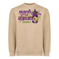 Mushroom Mardi Gras Day Nurse Heavyweight Sweatshirt - NancyCooperArtShop