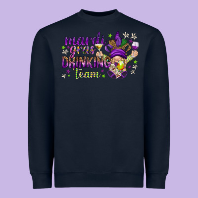 Mardi Gras Day Nurse Heavyweight Sweatshirt Designed By Nancycooperartshop