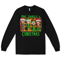 Black Have Yourself a Very Golden Christmas Long Sleeve Tee - Bettercallsaul