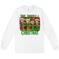 White Have Yourself a Very Golden Christmas Long Sleeve Tee - Bettercallsaul