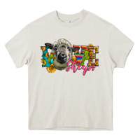 Cream Western Love Sheeps Heavy Core Tee - LillyAllenDesigns