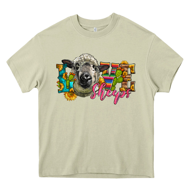 Western Love Sheeps Heavy Core Tee by LillyAllenDesigns | Teevron