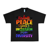 Black inspirational words in rainbow colors Urban Heavy Tee - LillyAllenDesigns
