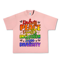 Inspirational Words In Rainbow Colors Urban Heavy Tee | Teevron