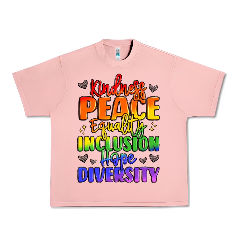 Inspirational Words In Rainbow Colors Urban Heavy Tee by LillyAllenDesigns | Teevron
