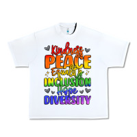 White inspirational words in rainbow colors Urban Heavy Tee - LillyAllenDesigns