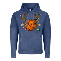 Vintage Denim Basketball Horn Christmas Vintage Hoodie - BundleAndBundleShop