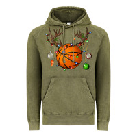 Vintage Olive Basketball Horn Christmas Vintage Hoodie - BundleAndBundleShop