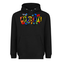 Black Advocate Autism Heavyweight Hoodie - FaDigitalArtStudio