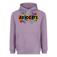 Lavender Advocate Autism Heavyweight Hoodie - FaDigitalArtStudio
