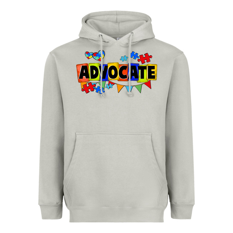 Advocate Autism Heavyweight Hoodie by FaDigitalArtStudio | Teevron