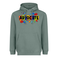 Sage Advocate Autism Heavyweight Hoodie - FaDigitalArtStudio