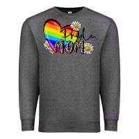 Charcoal Heather Pride Mom Mother's Day Premium Sweatshirt - FaDigitalArtStudio