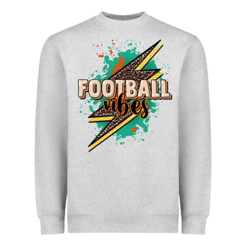 Football Vibes Heavyweight Sweatshirt by NancyCooperArtShop | Teevron