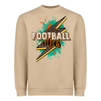 Mushroom Football vibes Heavyweight Sweatshirt - NancyCooperArtShop