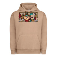 Pigment Burro noel snowman christmas Urban Hoodie - CowhideDigitalArt