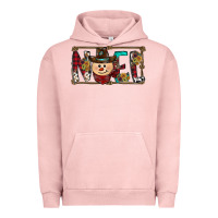 Pigment Salmon noel snowman christmas Urban Hoodie - CowhideDigitalArt