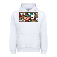 White noel snowman christmas Urban Hoodie - CowhideDigitalArt