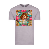 Vintage Zinc Hairdresser Western Girl And Hair Curler Seamless Pattern Bbs Vintage Tee - BundleAndBundleShop
