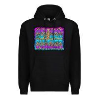 Black Hot Mom Summer Leopard Premium Hoodie - CowCowDesign