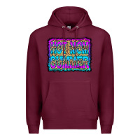 Burgundy Hot Mom Summer Leopard Premium Hoodie - CowCowDesign