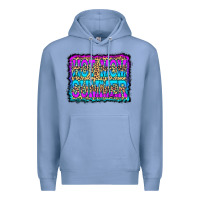 Colony Blue Hot Mom Summer Leopard Premium Hoodie - CowCowDesign