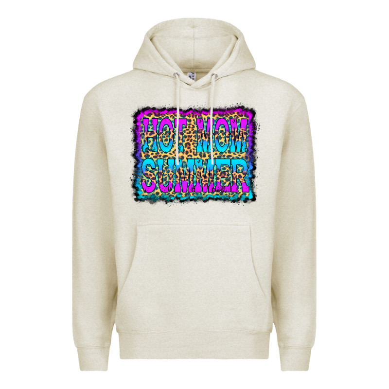 Hot Mom Summer Leopard Premium Hoodie by CowCowDesign | Teevron