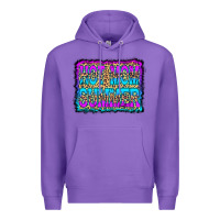 Purple Hot Mom Summer Leopard Premium Hoodie - CowCowDesign