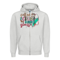 Dove Grey coffee scrubs and rubber gloves Zipper Hoodie - CowGirlArtShop