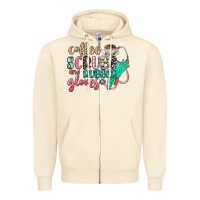 Sandshell coffee scrubs and rubber gloves Zipper Hoodie - CowGirlArtShop