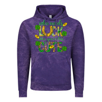 Cloud Purple Who Needs Luck When You're This Cute St. Patricks Vintage Hoodie - BundleAndBundleShop