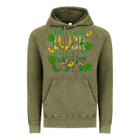 Vintage Olive Who Needs Luck When You're This Cute St. Patricks Vintage Hoodie - BundleAndBundleShop