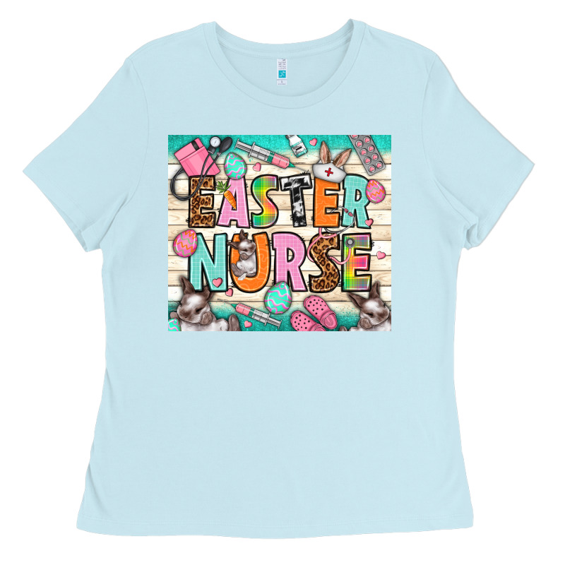 Easter Nurse Ladies Tee by NancyCooperArtShop | Teevron