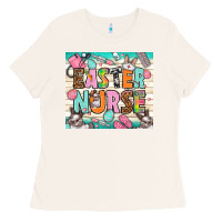 Bone easter nurse Ladies Tee - NancyCooperArtShop