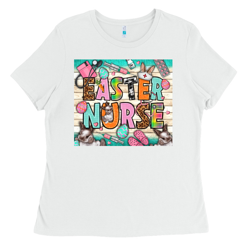 Easter Nurse Ladies Tee by NancyCooperArtShop | Teevron
