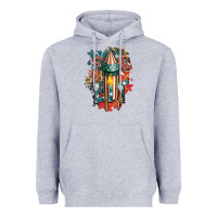 Heather Grey Let's get lit Heavyweight Hoodie - FaDigitalArtStudio