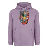 Lavender Let's get lit Heavyweight Hoodie - FaDigitalArtStudio