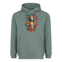 Sage Let's get lit Heavyweight Hoodie - FaDigitalArtStudio